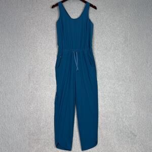 Patagonia Blue Fleetwith Sleeveless Romper Jumpsuit Size Small